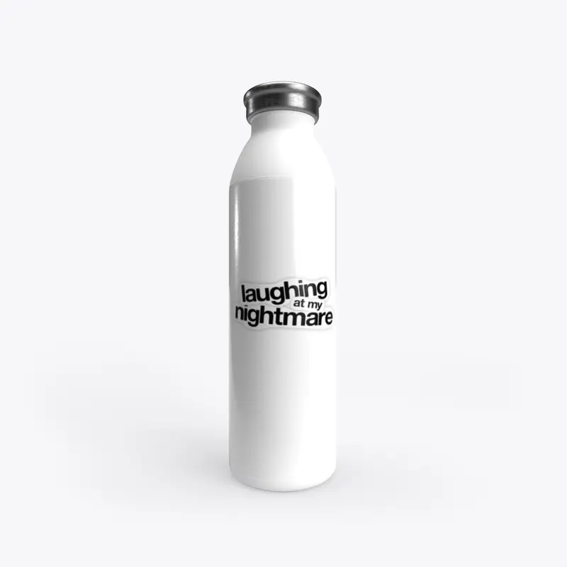 White LAMN Branded Water Bottle